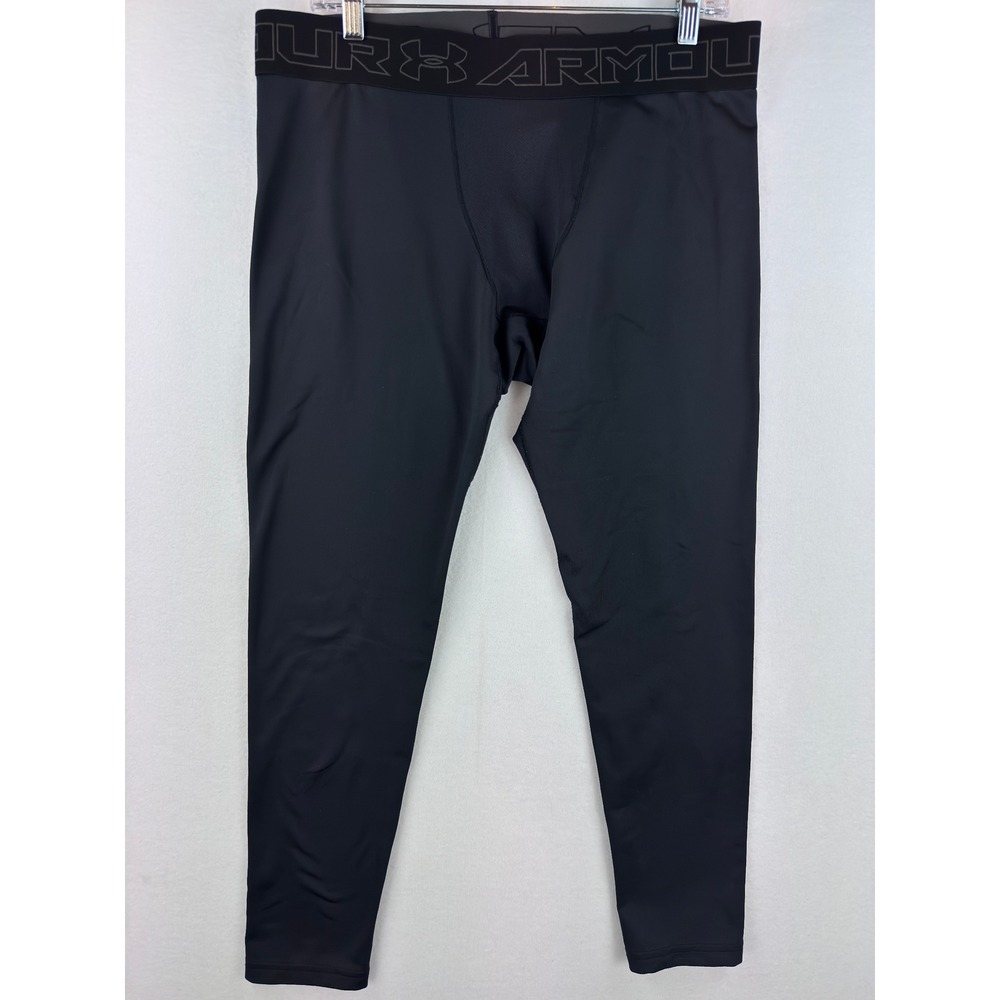 Under Armour ColdGear Compression Leggings Mens XXL Black Base Layer Pants